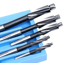 7 Pc Metric Hss Solid Capscrew Counterbore Set, 3 Flute, Straight Shank, 508S-007m