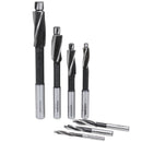 7 Pc Metric Hss Solid Capscrew Counterbore Set, 3 Flute, Straight Shank, 508S-007m