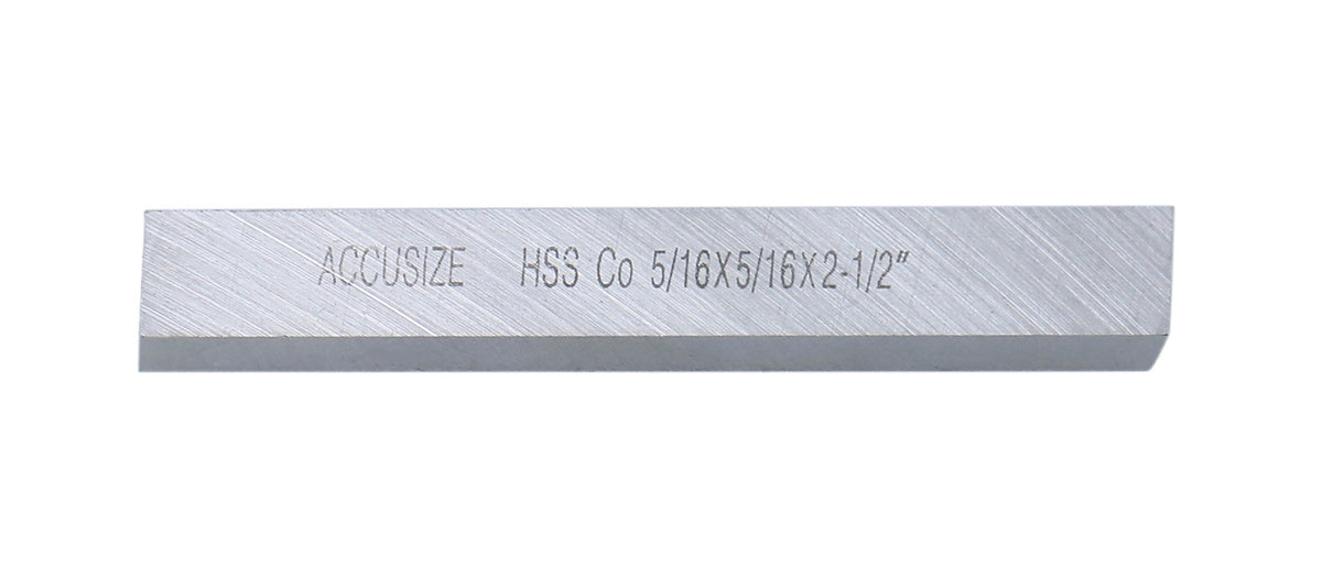 M35 (H.S.S. +5% ) Cobalt Lathe Tool Bits - Ground for Heavy Cuts on Casting and Forgings
