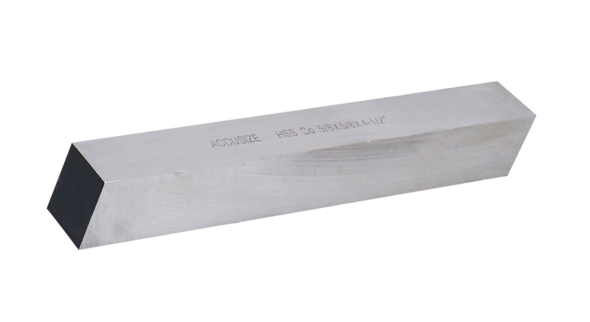 M35 (H.S.S. +5% ) Cobalt Lathe Tool Bits - Ground for Heavy Cuts on Casting and Forgings