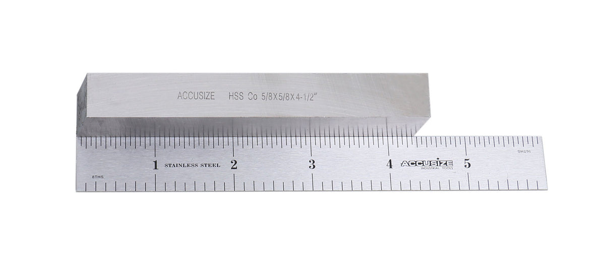 M35 (H.S.S. +5% ) Cobalt Lathe Tool Bits - Ground for Heavy Cuts on Casting and Forgings