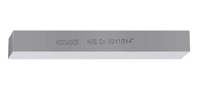 10 pièces de 1/2 po x 1/2 po x 4", HSS +5 % Cobalt outil outil tour,