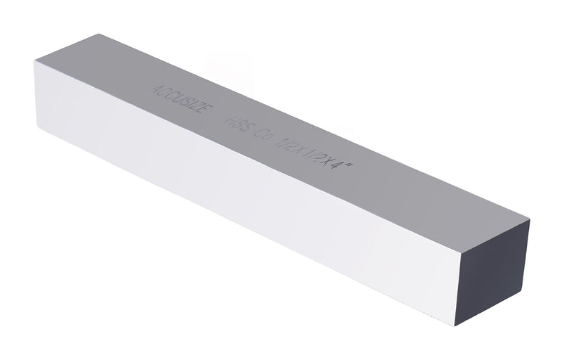 10 pièces de 1/2 po x 1/2 po x 4", HSS +5 % Cobalt outil outil tour,