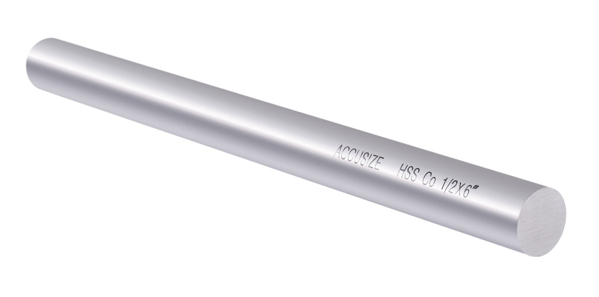 M35 (H.S.S. + 5% Cobalt) Round Tool Bit, Ground