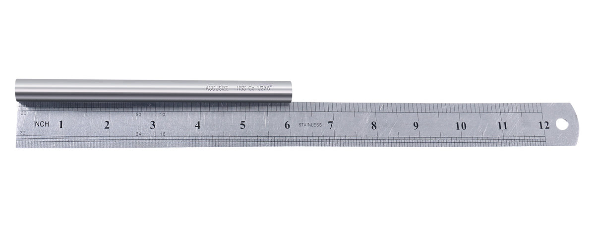 M35 (H.S.S. + 5% Cobalt) Round Tool Bit, Ground