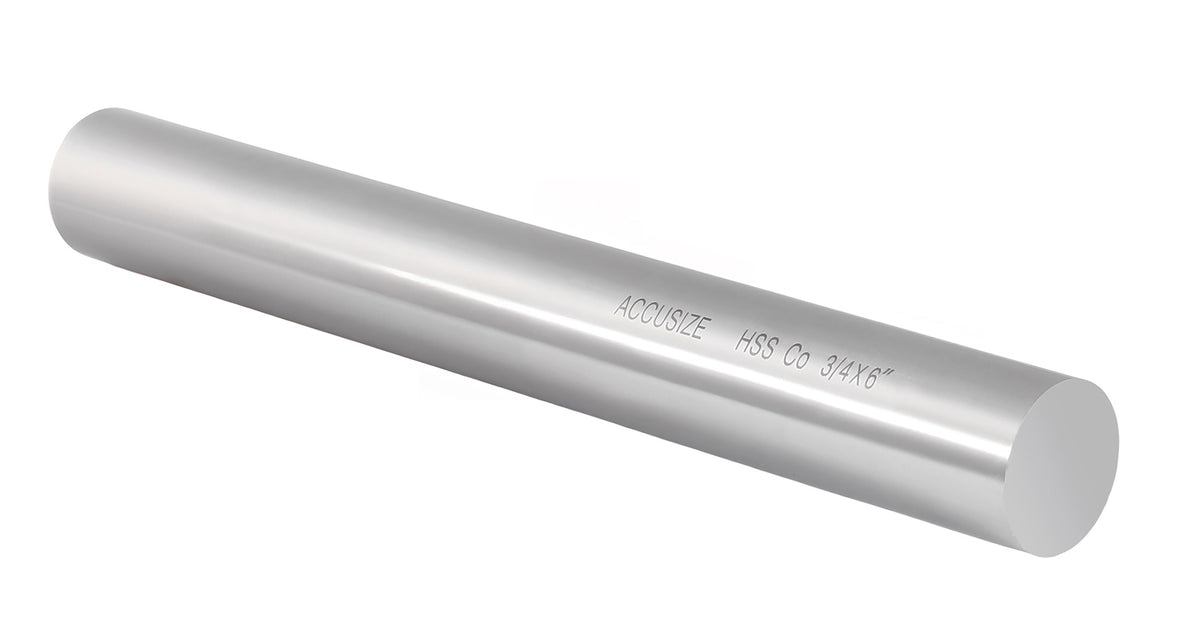 M35 (H.S.S. + 5% Cobalt) Round Tool Bit, Ground