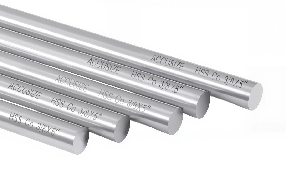 M35 (H.S.S. + 5% Cobalt) Round Tool Bit, Ground