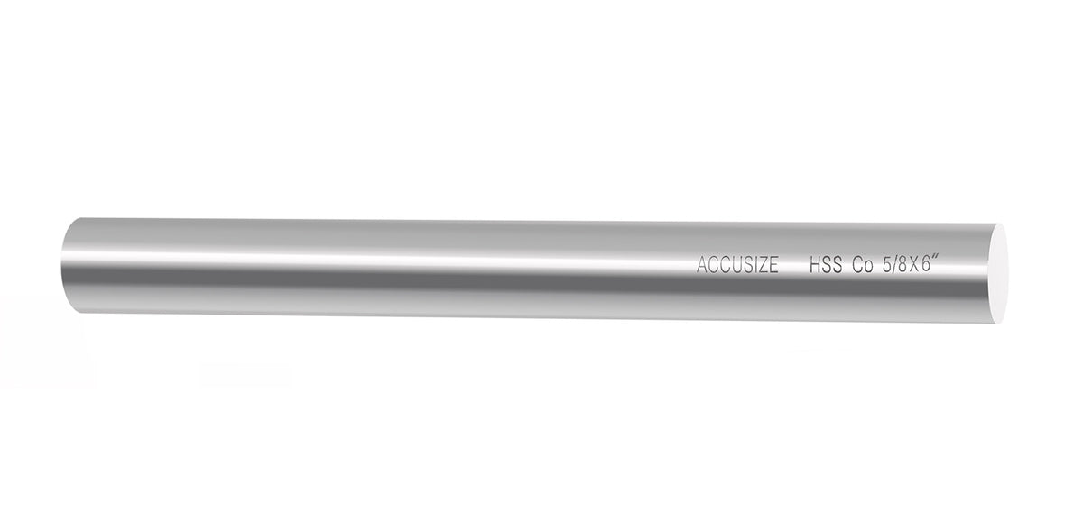 M35 (H.S.S. + 5% Cobalt) Round Tool Bit, Ground