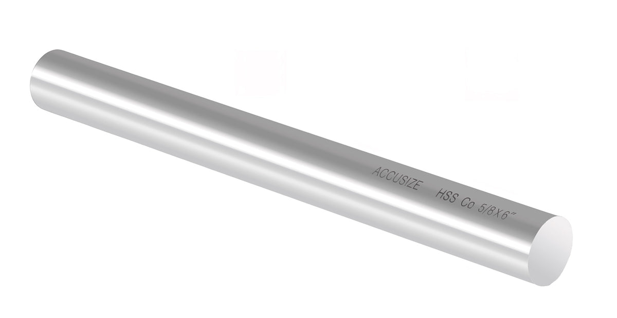 M35 (H.S.S. + 5% Cobalt) Round Tool Bit, Ground