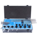 No.70 Metric Hss Keyway Broach Set, 4 mm, 5 mm, 6 mm and 8 mm Keyway Size, Style B and C, 5100-0070