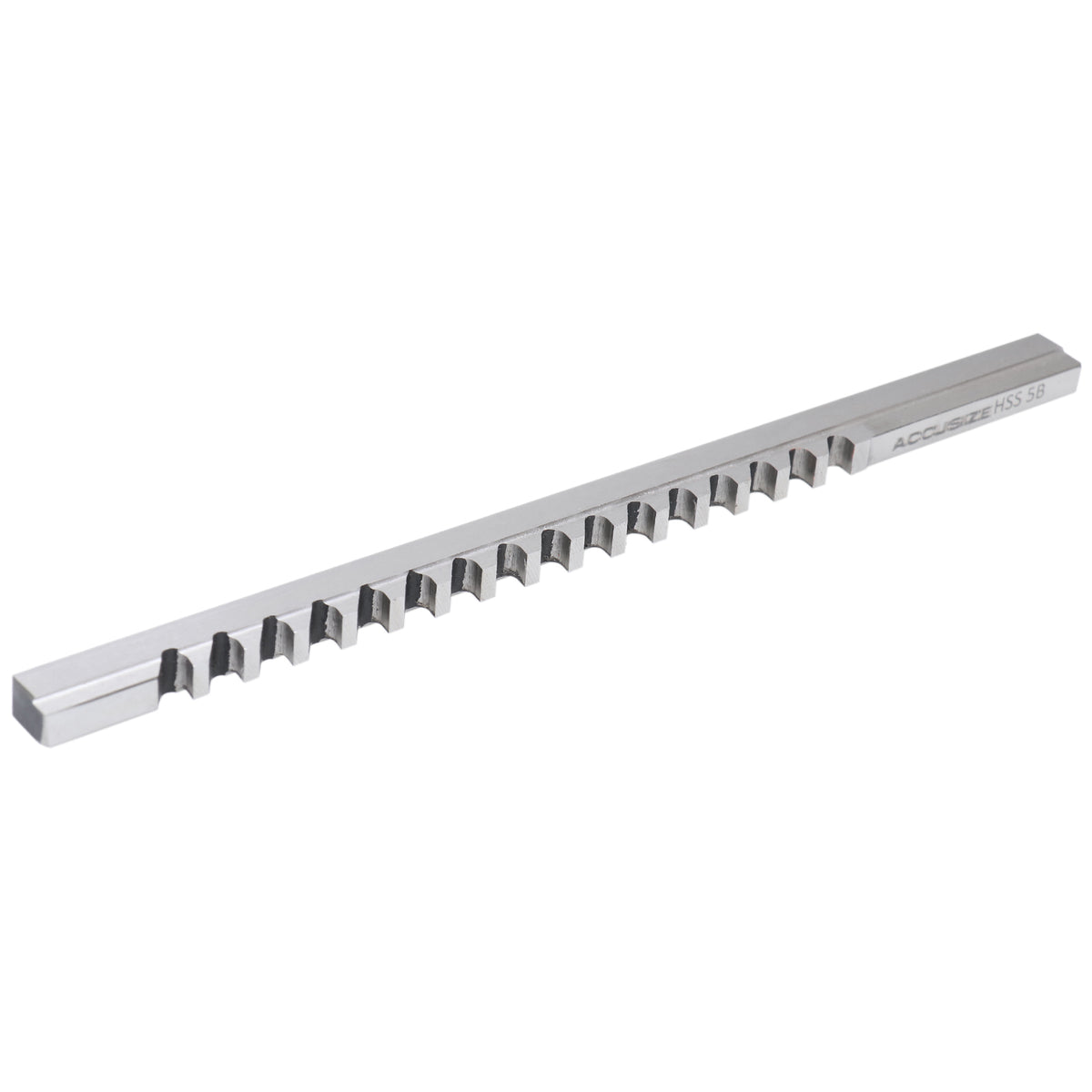 No.70 Metric Hss Keyway Broach Set, 4 mm, 5 mm, 6 mm and 8 mm Keyway Size, Style B and C, 5100-0070