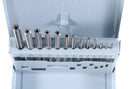 1/16-1/4'' 13 Pcs Hss 6542 Straight Flute, Chucking Reamer Set, 5500-Se00