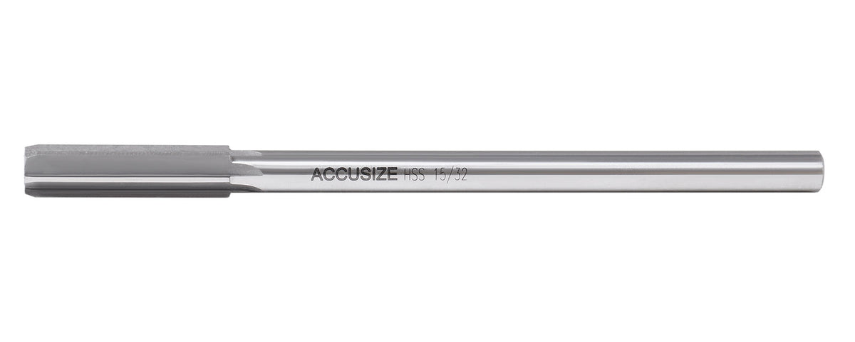 29 Pc 1/16'' to 1/2'' by 1/64'' H.S.S. Chucking Reamer Set, Straight Flute, Right Hand Cut, 5500-SF00