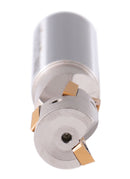 3/4'' 1 Flute 4 Inserts Weldon Shank Helical Indexable End Mill, Apkt11T3 Inserts, Oal 3-1/2'', Flute Length 1-3/32''