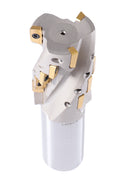 Helical Indexable Weldon Shank End Mill, Right Hand, Heavy Duty Cut