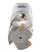 Helical Indexable Weldon Shank End Mill, Right Hand, Heavy Duty Cut