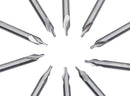 Right Hand Solid Carbide Center Drills