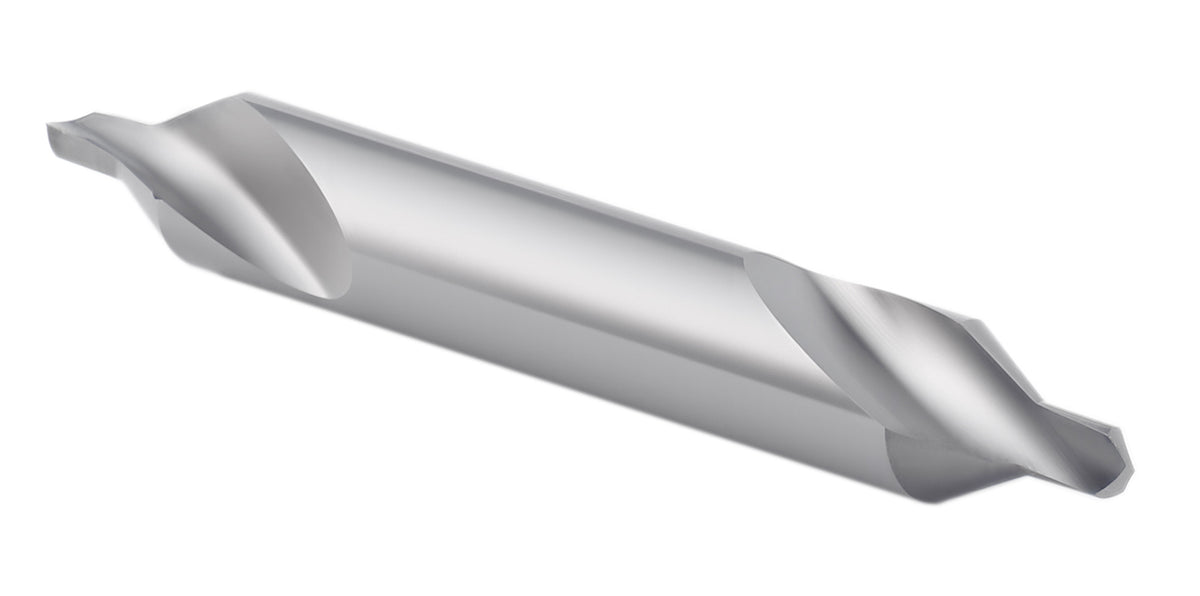 0.125'' by 2-1/2'' by 5/16'' Solid Carbide Center Drill Bits, Number 4, 60 Deg, 585-1250