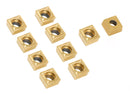 Carbide inserts, CVD + TiN Coating, CCMT, Black/Yellow, 10 ps/box