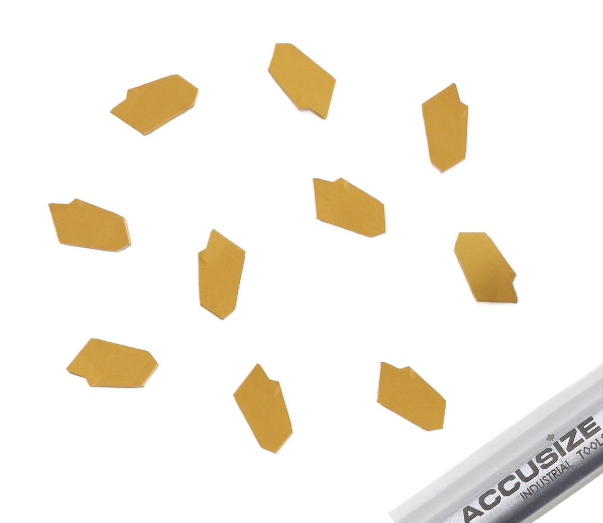 Self-Lock Carbide Cut-off GTN Carbide Inserts, 0 Degree Angle, for Cutting Steel, Aluminum or Stainless Steel 10Pcs/Set