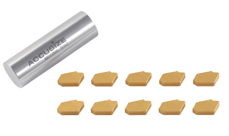Self-Lock Carbide Cut-off GTN Carbide Inserts, 0 Degree Angle, for Cutting Steel, Aluminum or Stainless Steel