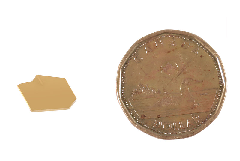 Inserts en carbure GTN, revêtus de Tin 10 Pcs/boîte