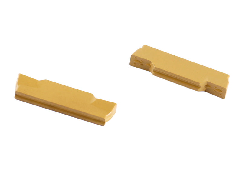 MGMN Insert de coupure en carbure double extrémité, revêtu d'étain, 10pc/set