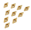 DCMT Carbide Inserts TiN Coated, 10 Pcs/Box