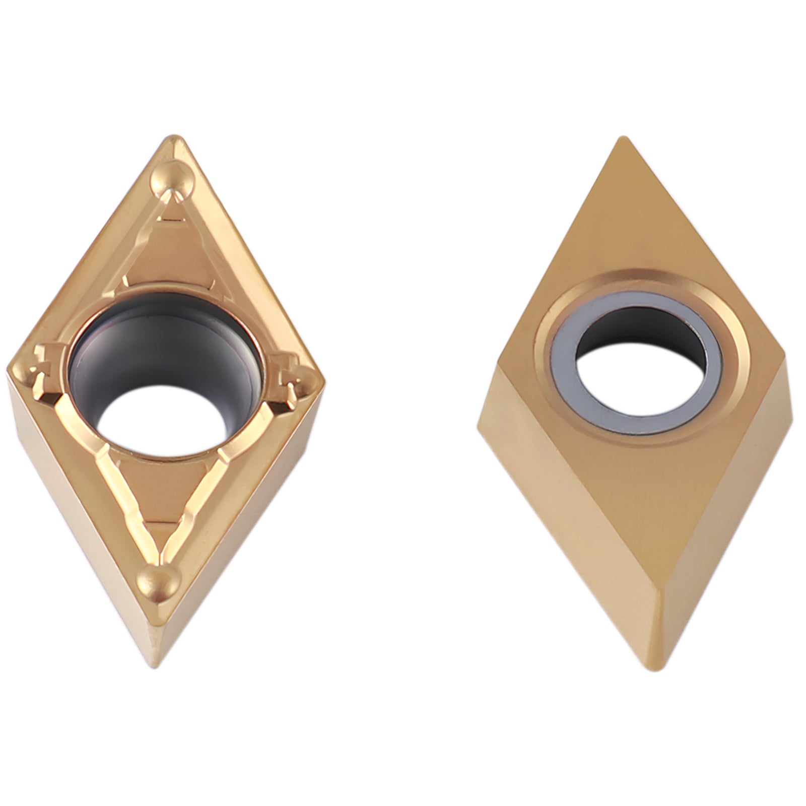 エツエツ DCMT Carbide Inserts TiN Coated, 10 Pcs/Box
