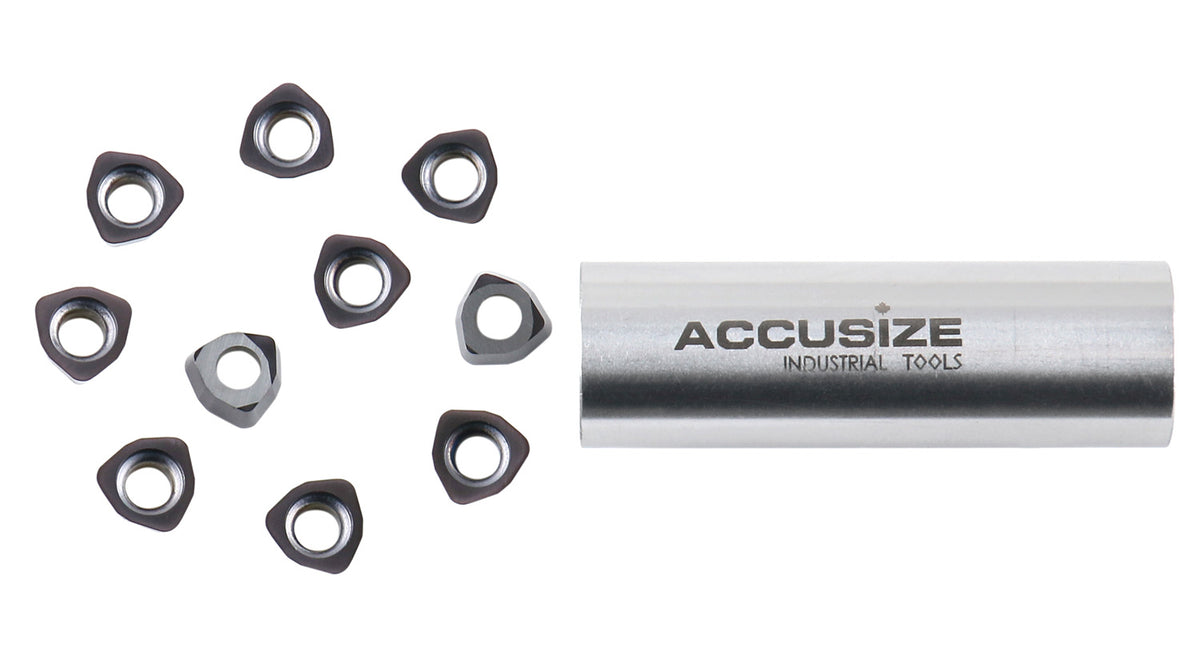 WPGT Carbide Inserts, TiALN Coated, for 0028-serial High Feed Face Mill & End Mills, 10pcs/package