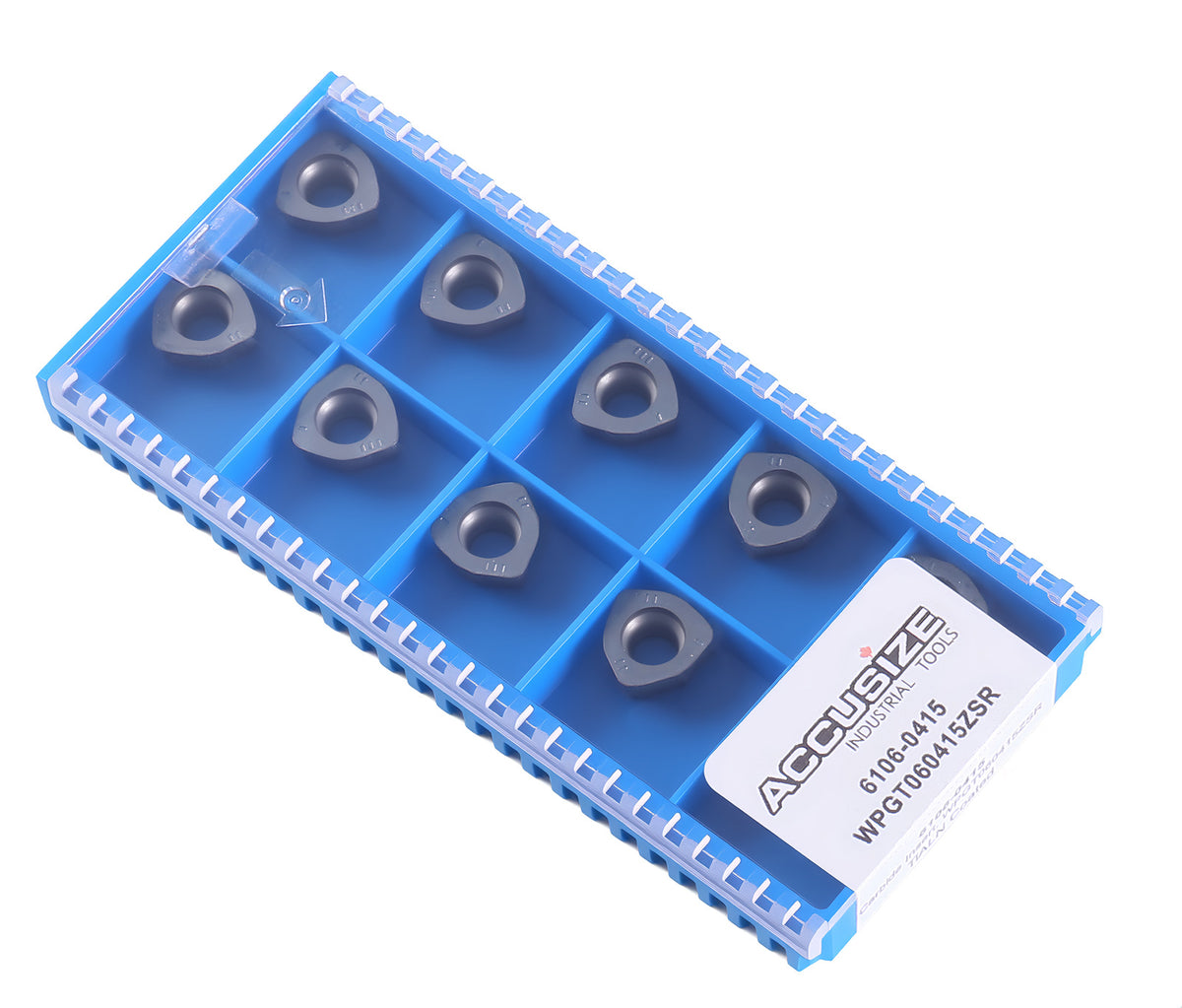 WPGT Carbide Inserts, TiALN Coated, for 0028-serial High Feed Face Mill & End Mills, 10pcs/package