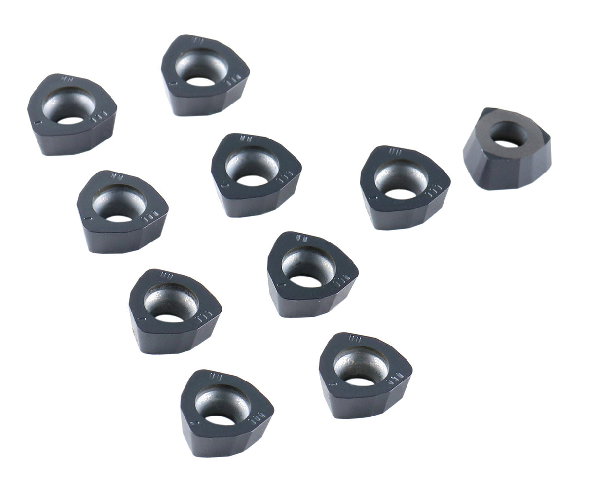 WPGT Carbide Inserts, TiALN Coated, for 0028-serial High Feed Face Mill & End Mills, 10pcs/package
