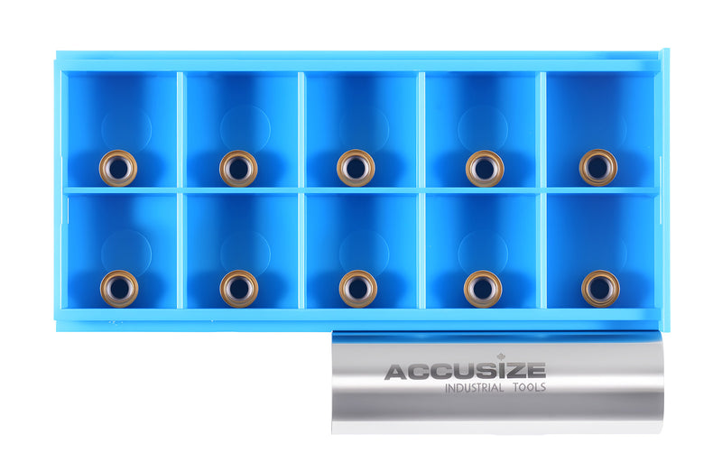 RCMT Inserts, Carbide, TiN Coated, 10 pc/box