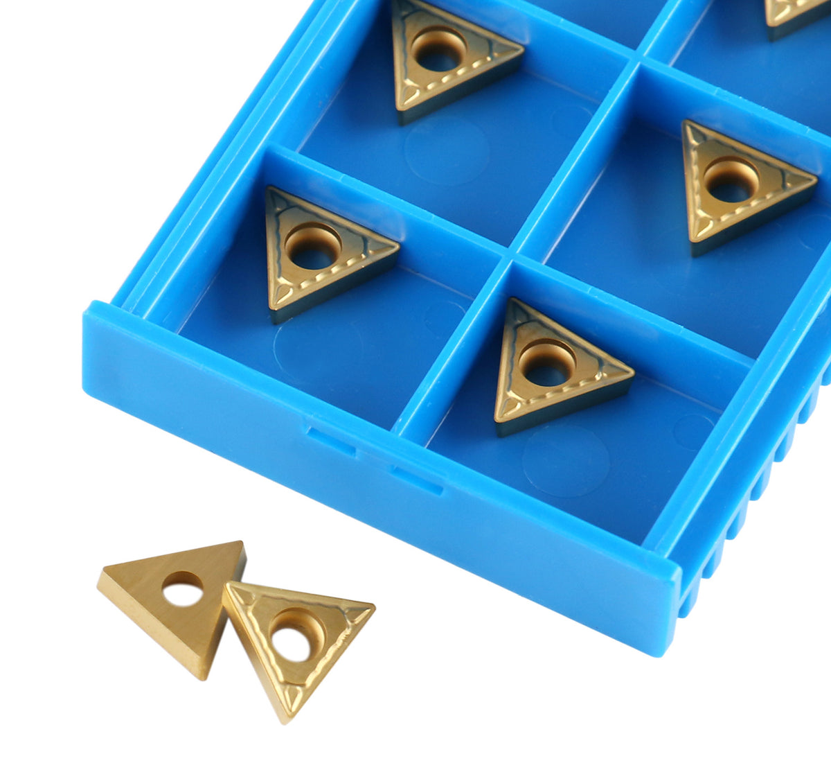 Carbide Inserts, TCMT, TiN / CVD Coated, 10 PCS/SET