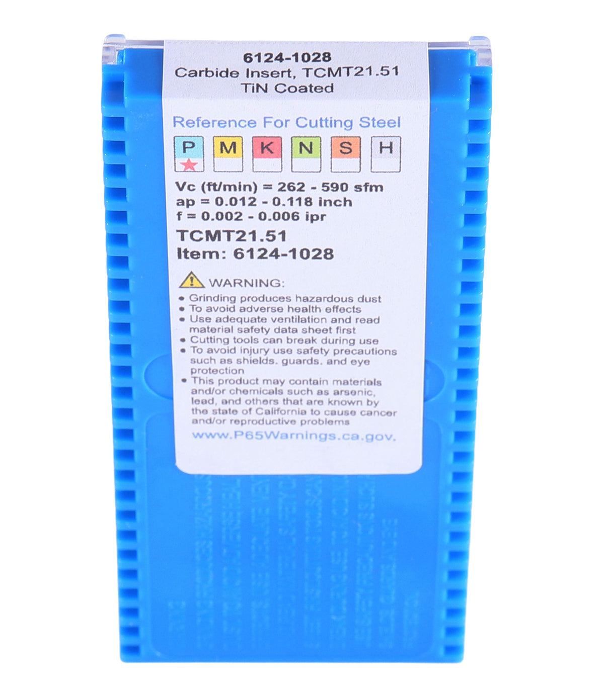 Carbide Inserts, TCMT, TiN / CVD Coated, 10 PCS/SET