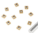 SCMT432 Carbide Inserts 10pcs/set, CVD coated, TiN Coated or Uncoated BU810
