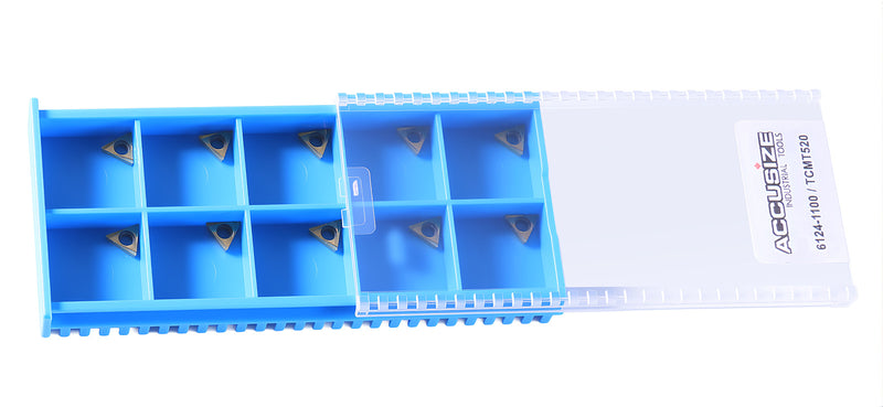 Inserts en carbure, TCMT, revêtu de Tin, 10 PCS/SET