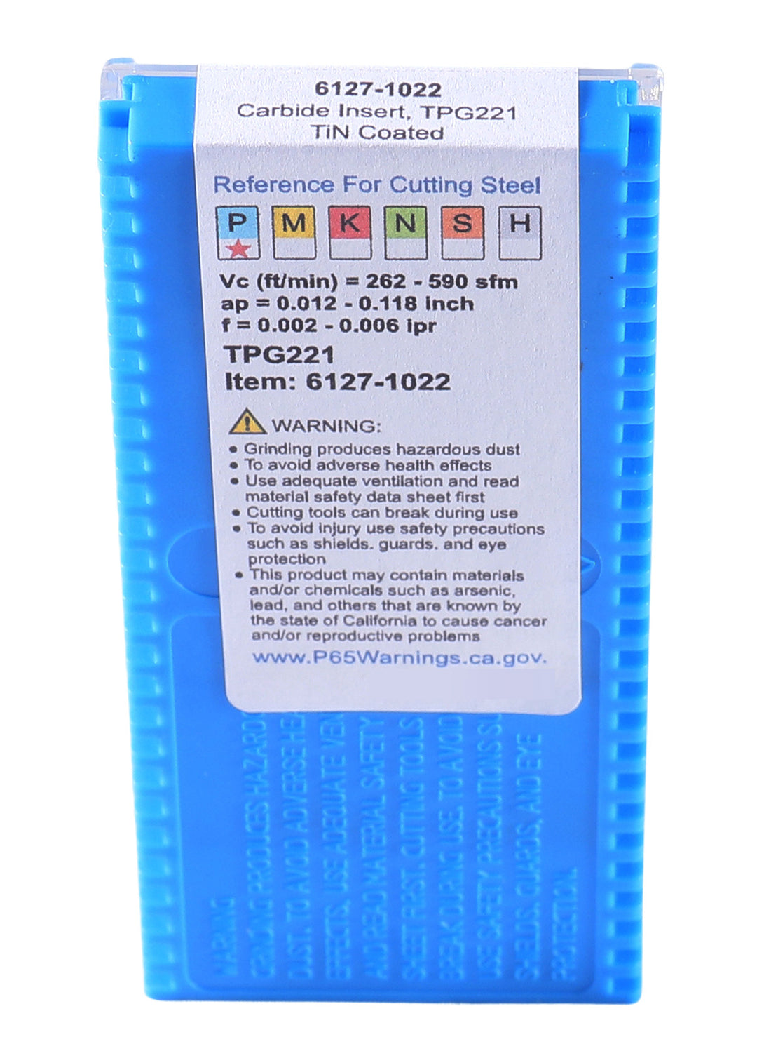 thumbnail image 2 of RISHET TOOLS TPG 222 C5 Multi Layer TiN Coated Carbide Inserts 10 Pack 2 of 12