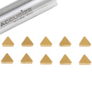 TPG, TiN Coated Carbide Inserts, 10 Pcs/Set