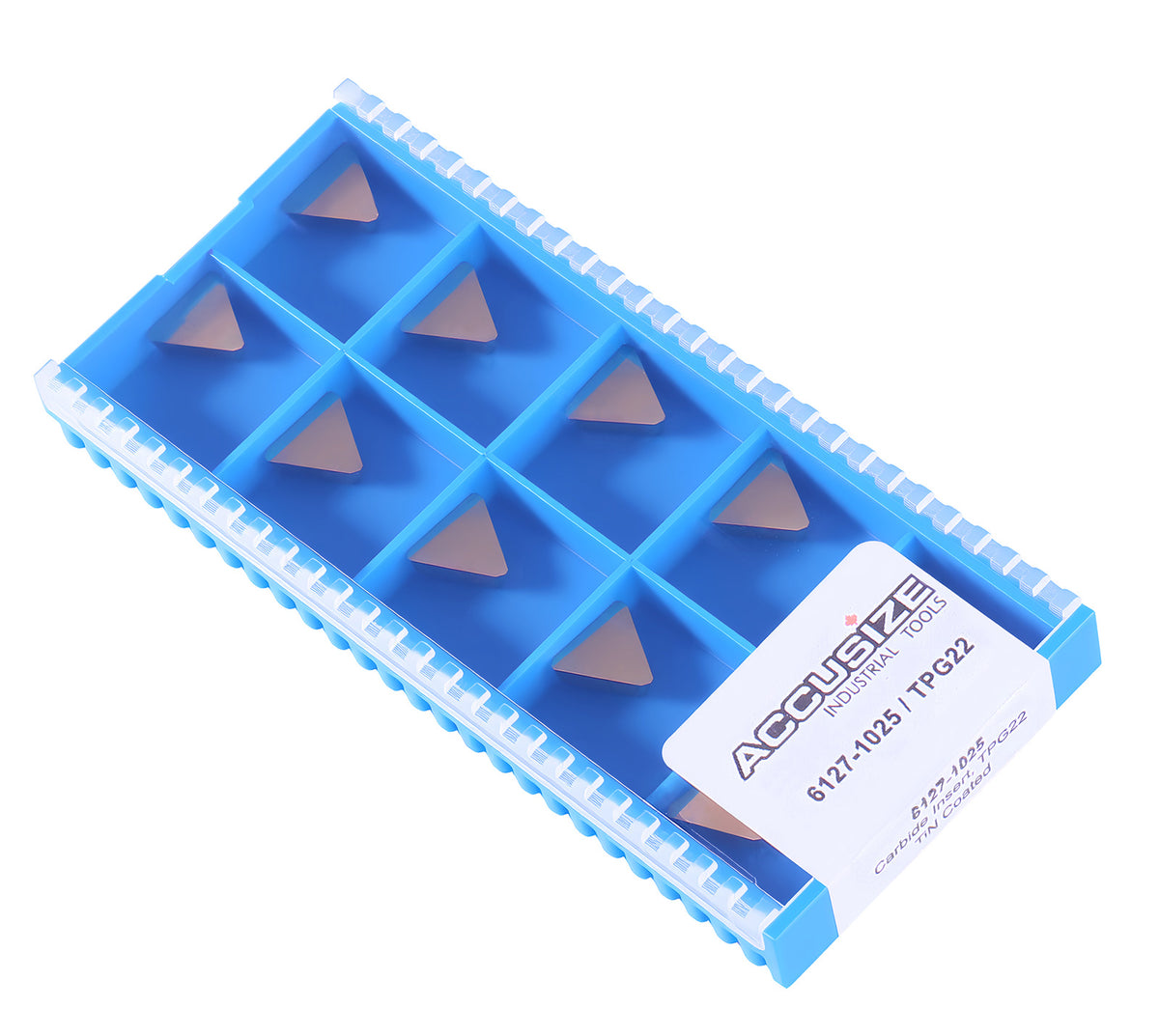TPG, TiN Coated Carbide Inserts, 10 Pcs/Set