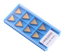 TPG, TiN Coated Carbide Inserts, 10 Pcs/Set