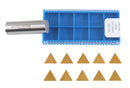 TPG, TiN Coated Carbide Inserts, 10 Pcs/Set