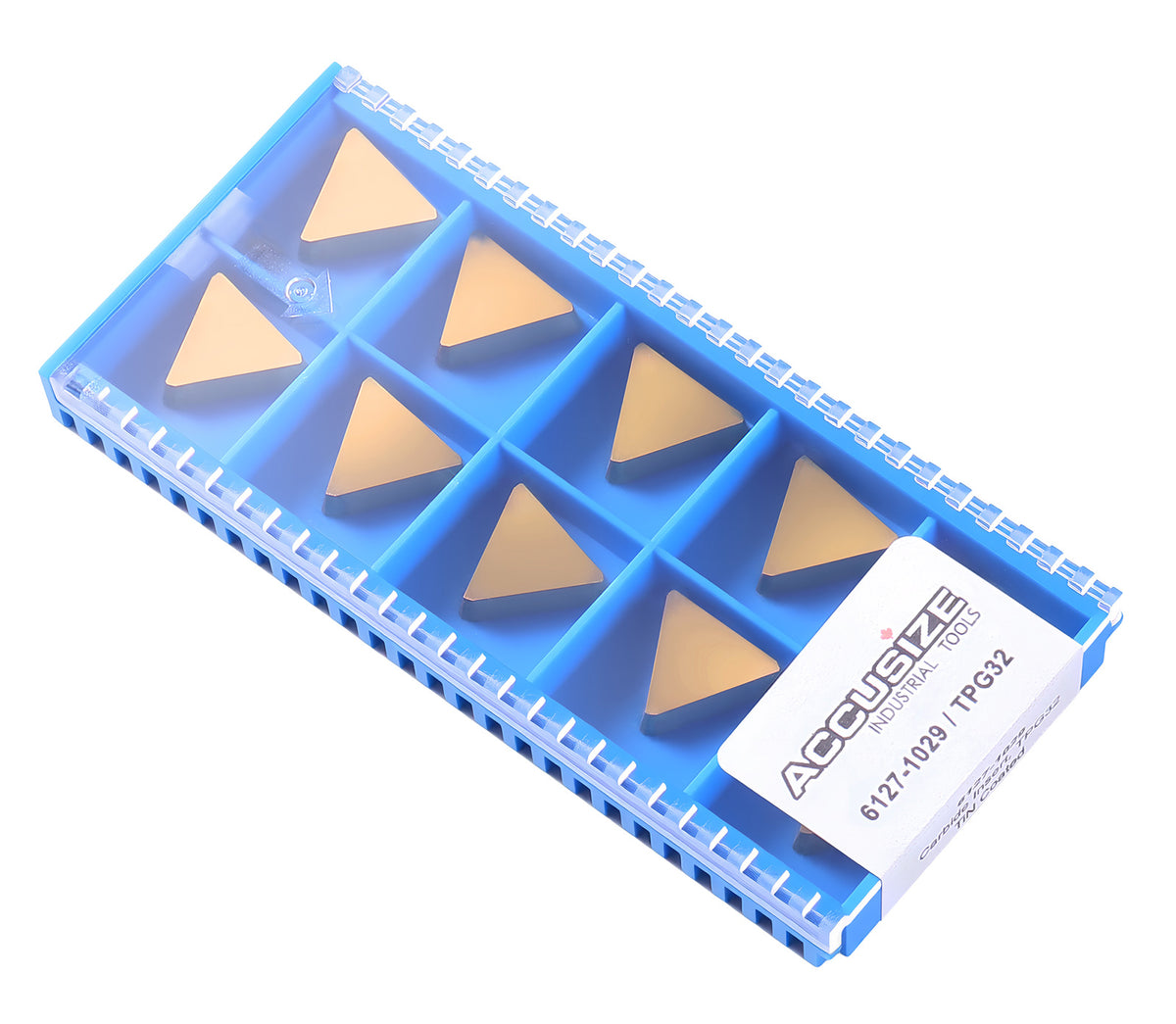 TPG, TiN Coated Carbide Inserts, 10 Pcs/Set
