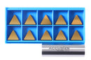 TPG, TiN Coated Carbide Inserts, 10 Pcs/Set