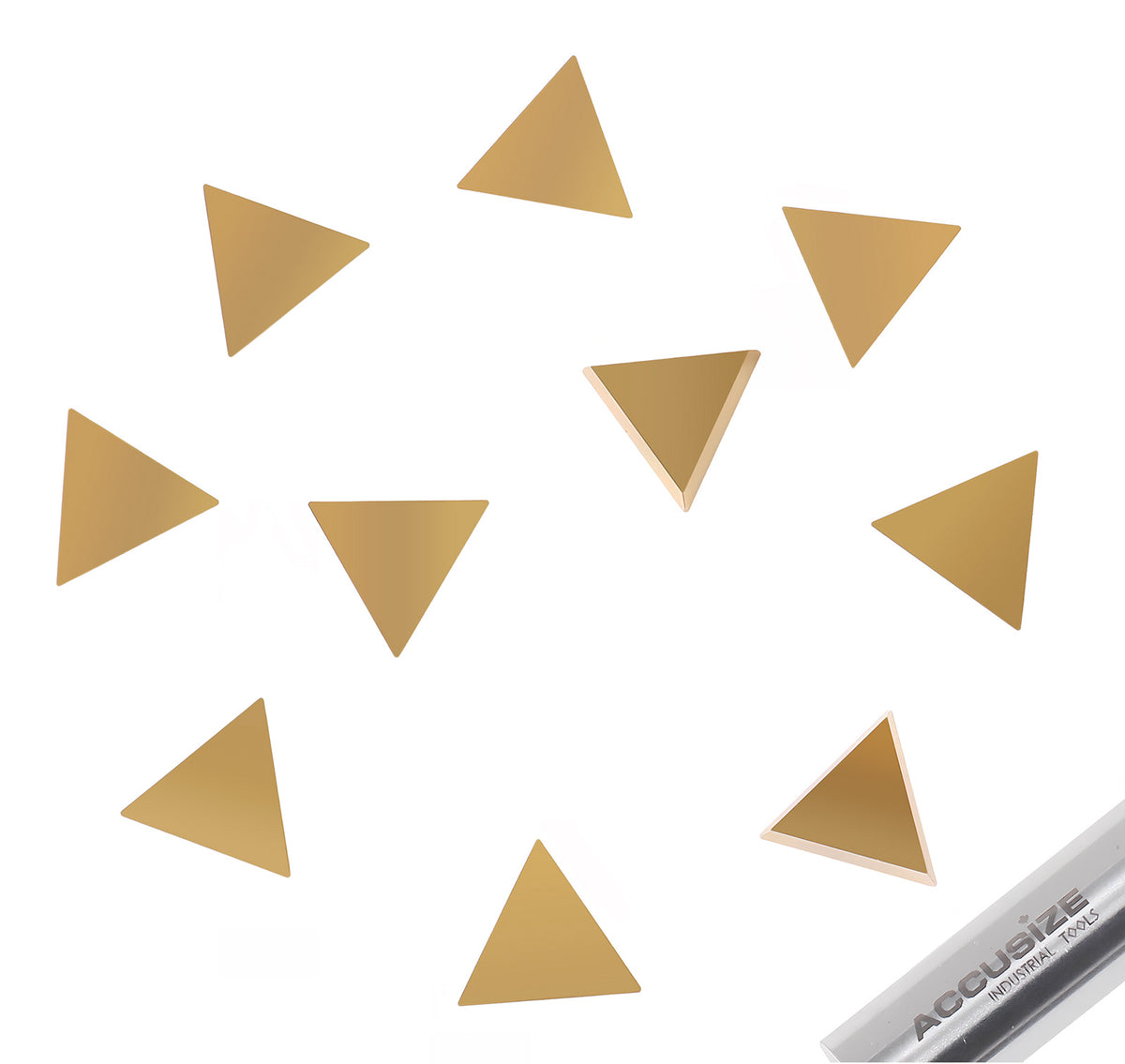 TPG, TiN Coated Carbide Inserts, 10 Pcs/Set