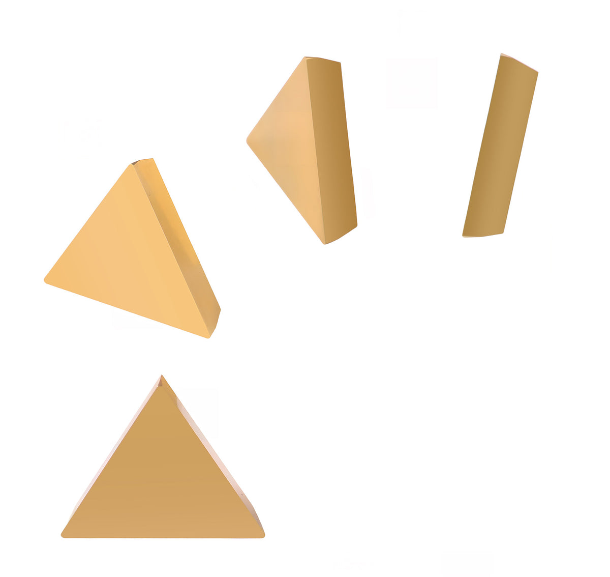 TPG, TiN Coated Carbide Inserts, 10 Pcs/Set