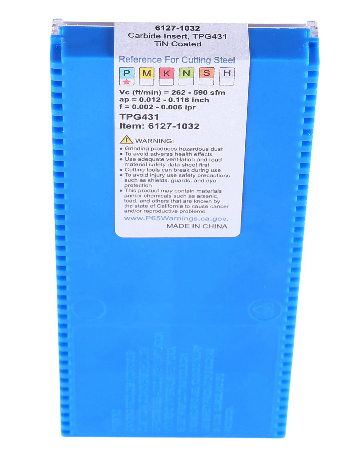 TPG, TiN Coated Carbide Inserts, 10 Pcs/Set