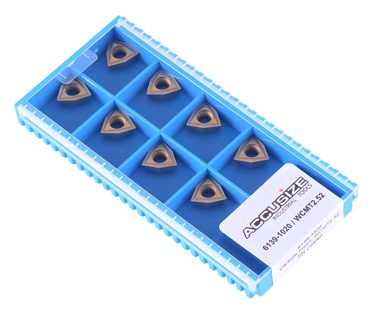 WCMT Inserts, carbure, revêtement étN, 10 pièces/Set