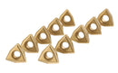 WCMT Inserts, TiN Coated, Carbide, 10 Pcs/Set