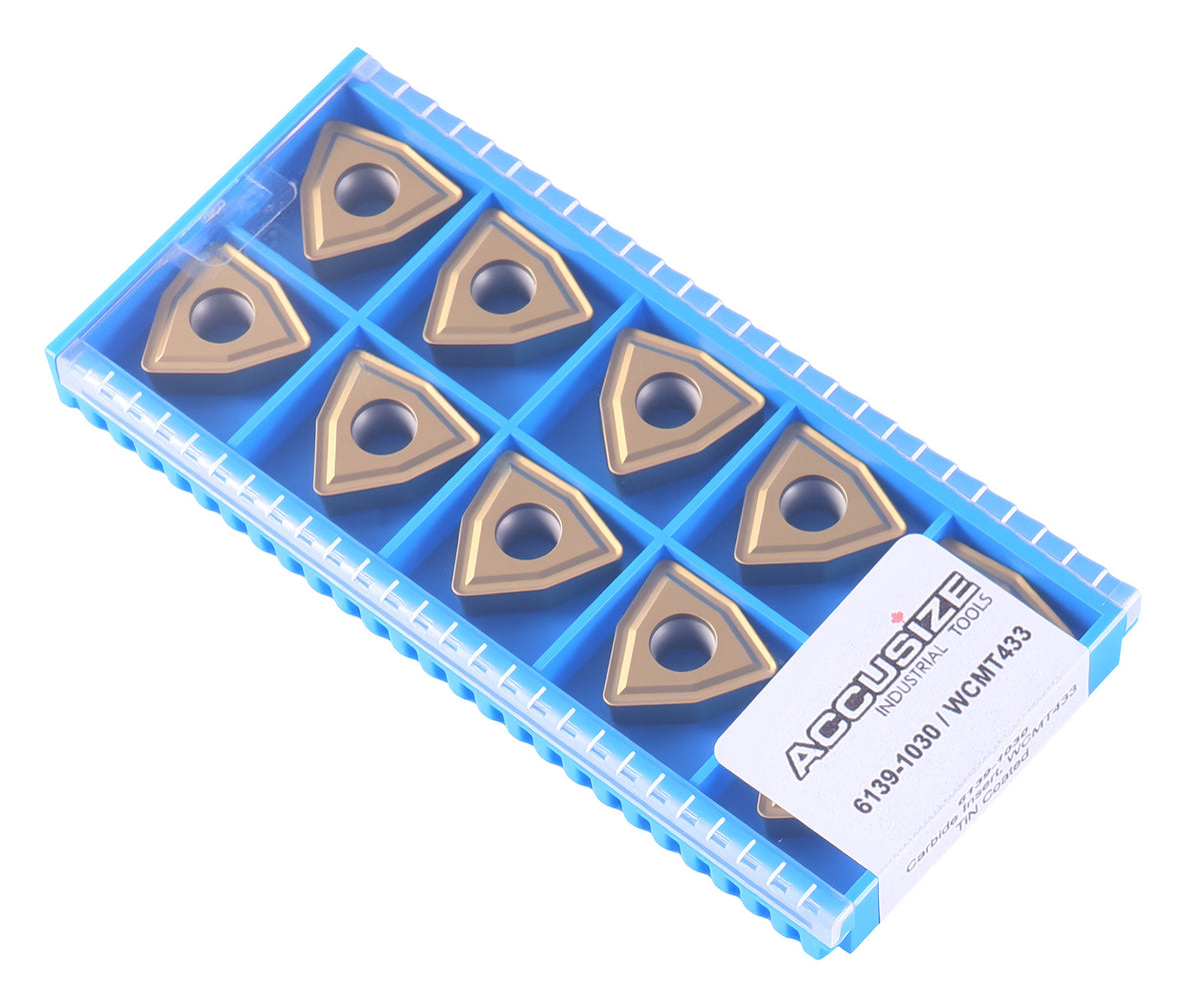 WCMT Inserts, carbure, revêtement étN, 10 pièces/Set